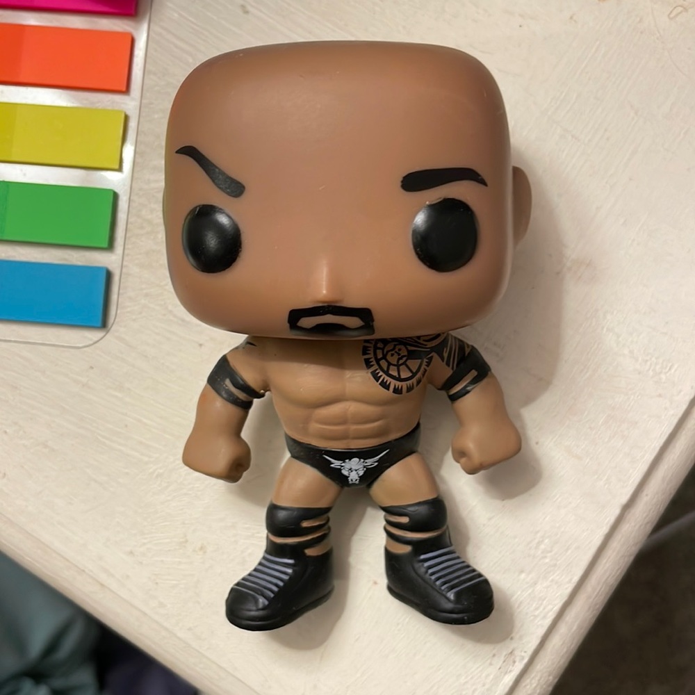 The Rock pop head funky, no box